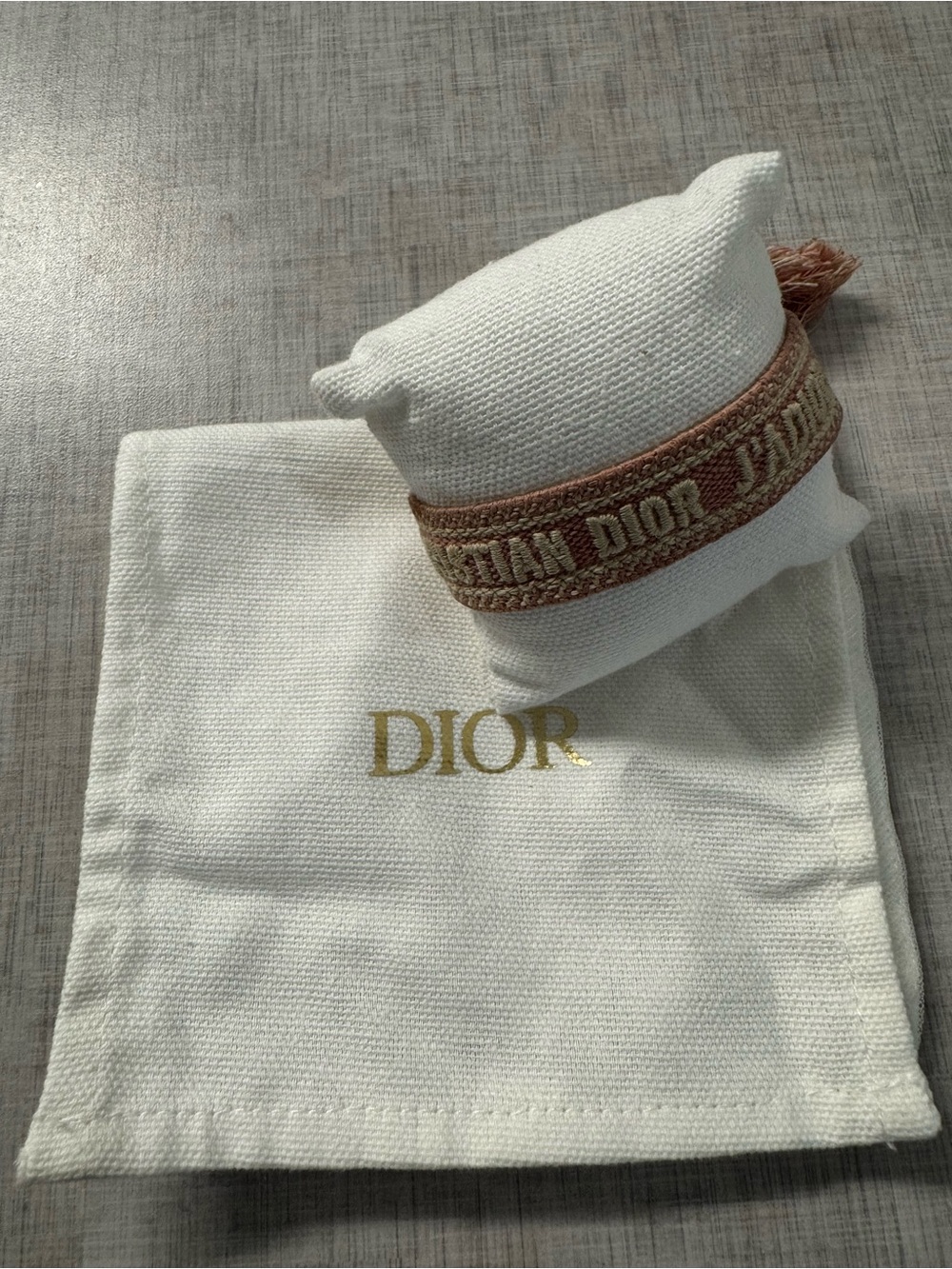 Dior authentic woven bracelet